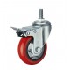 Roda PU Medium Duty Vintech Drat Rem