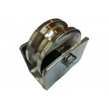 Roda Besi Pintu Pagar Chrome RJ