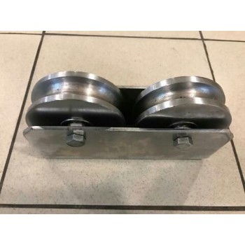 Roda Pintu Chrome Double 