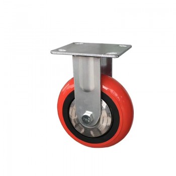Roda PU Merah on PP Heavy Duty CASTER Taiwan Mati