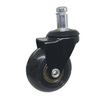 Roda Kursi PU Transparan 2 inch Colok