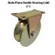Roda Pintu Double Bearing Gold